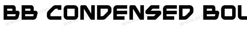 BB Condensed Bold字体转换